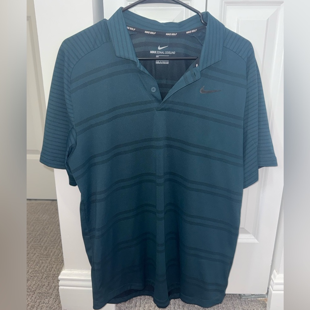 Men’s Nike Tiger Woods Collection Dark Teal Polo Shirt